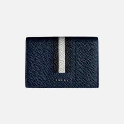 Bally 2020 Mm / Wm Leather Card Purse - 발리 2020 남여공용 레더 카드 퍼스 BALB0054.네이비