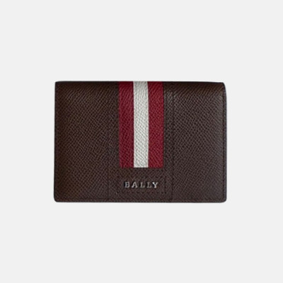 Bally 2020 Mm / Wm Leather Card Purse - 발리 2020 남여공용 레더 카드 퍼스 BALB0057.브라운