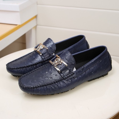 Versace  2020 Mens Leather Loafer - 베르사체 2020 남성용 레더 로퍼 VERS0472,Size(240 - 275).블루