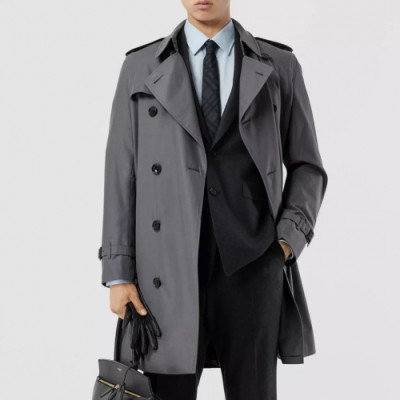 [버버리]Burberry 2020 Mens Vintage Cotton Trench Coats - 버버리 2020 남성 빈티지 코튼 트렌치 코트 Bur02344x.Size(s - 3xl).그레이