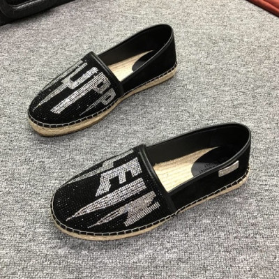 Philipp plein  2020 Mens Leather Slip On  - 필립플레인 2020 남성용 레더 슬립온 PPS0220,Size(240 - 270).블랙