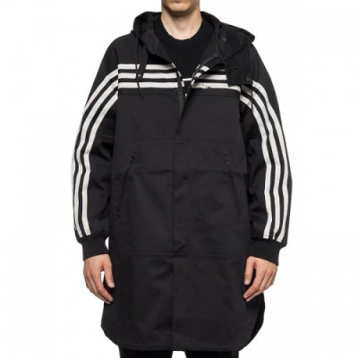 [요지야마모토]Y-3 2020 Mens Logo Casual Hood Jackets - 요지야마모토 2020 남성 로고 캐쥬얼 후드 자켓 Y3/0075x.Size (m - 2xl).블랙