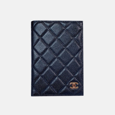 Chanel 2020 Mm / WmLeather Passport Case - 샤넬 2020 남여공용 레더 여권지갑,CHAW0073,15cm.블랙