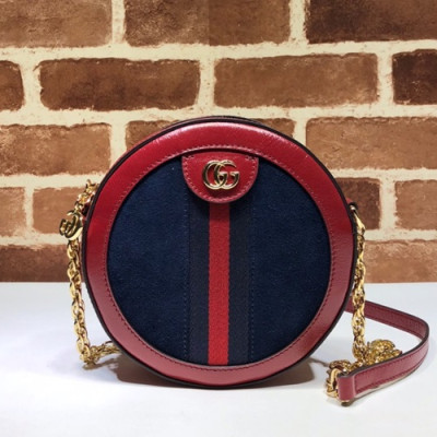 Gucci 2020 GG Ophidia Mini Suede Round Women Shoulder Bag,18CM - 구찌 2020 GG 오피디아 미니 스웨이드 라운드 여성용 숄더백 550618,GUB1003,18CM,네이비