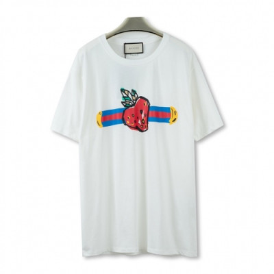 [매장판]Gucci 2020 Mm/Wm Logo Cotton Crew neck Short Sleeved Tshirts - 구찌 2020 남/녀 로고 코튼 크루넥 반팔티 Guc02398x.Size(xs - l).화이트