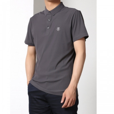 Ermenegildo Zegna 2020 Mens Business Short Sleeved Polo Tshirts - 에르메네질도 2020 제냐 남성 비지니스 반팔티 Zeg0166x.Size(m - 3xl).차콜