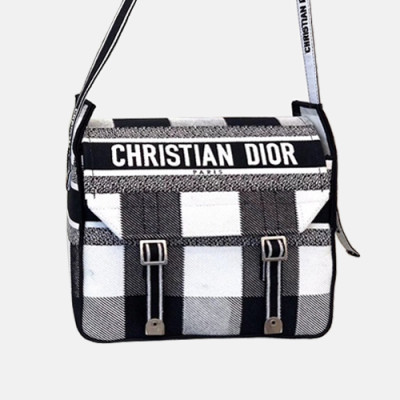 Dior 2020 Oblique Shoulder Bag,27CM - 디올 2020 여성용 오블리크 숄더백 DIOB0530,27CM,화이트블랙