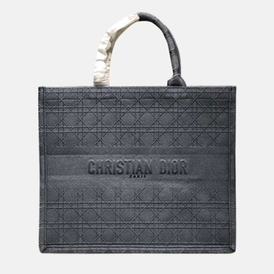 Dior 2020 Woman Canvas Book Tote Shopper Bag,41.5CM - 디올 2020 여성용 캔버스 북 토트 쇼퍼백 DIOB0533,41.5CM,블루