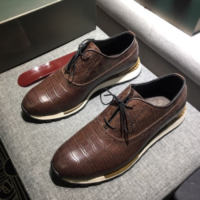 Berluti 2020 Mens Leather Sneakers -  벨루티 2020 남성용 레더 스니커즈 BERTS0083.Size(245 - 270).브라운