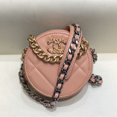 Chanel 2020 Women Mini Cross Bag,12cm - 샤넬 2020 여성용 미니 크로스백 CHAB1410, 12cm,핑크