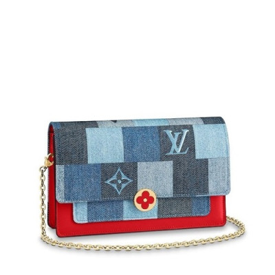 Louis Vuitton 2020 Denim Chain Shoulder Cross Bag,17.5cm - 루이비통 2020 데님 체인 숄더 크로스백 M69036,LOUB1967,17.5cm,블루