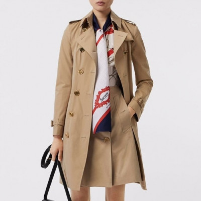 [버버리]Burberry 2020 Womens Vintage Cotton Trench Coats - 버버리 2020 여성 빈티지 코튼 트렌치 코트 Bur02443x.Size(s - 2xl).카멜