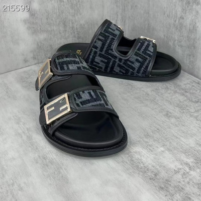 Fendi 2023 Womens Leather Sandal - 펜디 2023 여성용 레더 샌들 FENS0320,Size(225 - 250).블랙