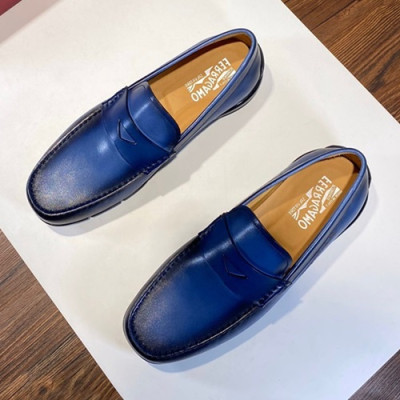 Ferragamo  2020 Mens Leather Loafer - 페라가모 2020 남성용 레더 로퍼 FGMS0375,Size(240 - 270).블루