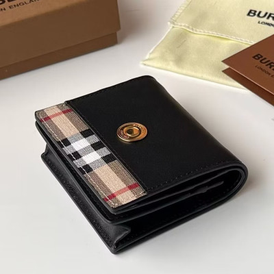 Burberry 2023 Mens Card Purse, 2MC063 - 버버리 2023  남성용 카드 퍼스,BURW0163,10CM.블랙