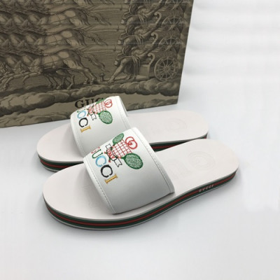 Gucci 2020 Mens Slipper -  구찌 2020 남성용 슬리퍼 GUCS1074,Size(240 - 275).화이트