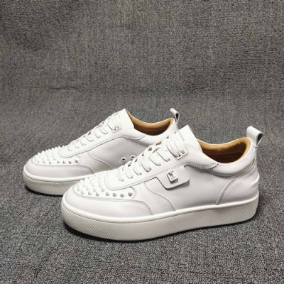 Christian Loubutin 2020 Mens Leather Sneakers  - 크리스챤루부탱 2020 남성용 레더 스니커즈 CLS0092.Size(240 - 280).화이트