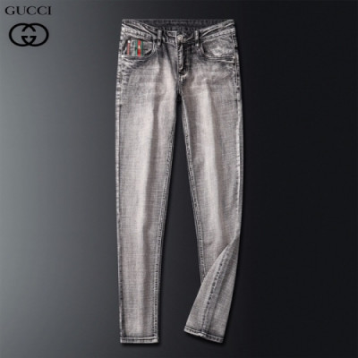 [구찌]Gucci 2020 Mens Casual Classic Denim Jeans - 구찌 2020 남성 캐쥬얼 클래식 청바지 Guc02469x.Size(29 - 38).그레이