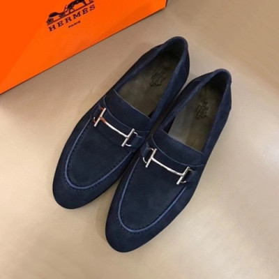 Hermes 2020 Mens Leather Loafer - 에르메스 2020 남성용 레더 로퍼 HERS0325,Size(240 - 275).네이비