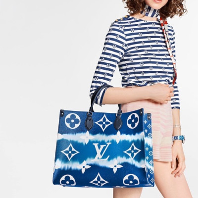 Louis Vuitton 2020 Onthego Tote Shopper Bag,41cm - 루이비통 2020 온더고 토트 쇼퍼백 M45119,LOUB1997 ,41cm,블루