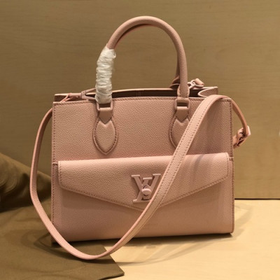 Louis Vuitton 2020 Lock Me Tote Shoulder Bag,27.5cm - 루이비통 2020 락미 여성용 토트 숄더백,M55817,LOUB1998,27.5cm,핑크