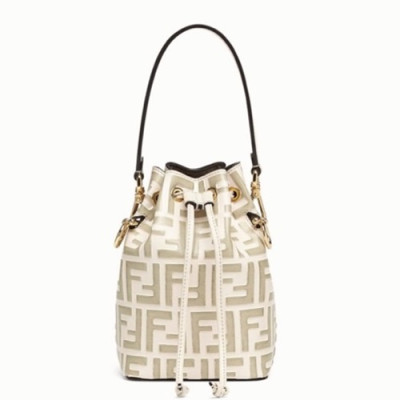 Fendi 2020 Mon Tresor Bucket Tote Shoulder Bag ,18CM - 펜디 2020 몬 트레조 버킷 토트 숄더백  FENB0514,18CM,그레이