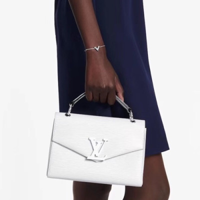 Louis Vuitton 2020 Pochette Grenelle Tote Shoulder Bag,23.5cm - 루이비통 2020 포쉐트 그르넬 여성용 토트 숄더백,M55977,LOUB2021,23.5cm,화이트