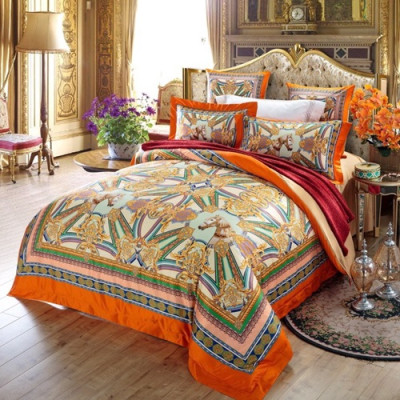 Hermes 2020 Supima Cotton Bedding 4 Set - 에르메스 2020 수피마 코튼 4종 세트, BEDS0007,오렌지