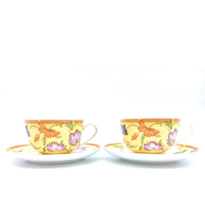 Hermes 2020 Ceramic Coffee Cup Set - 에르메스 2020 세라믹 커피잔 세트, SHYP0013,옐로우