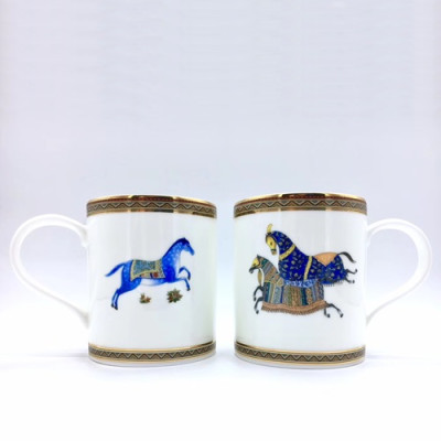 Hermes 2020 Ceramic Coffee Cup Set - 에르메스 2020 세라믹 커피잔 세트, SHYP0016,화이트