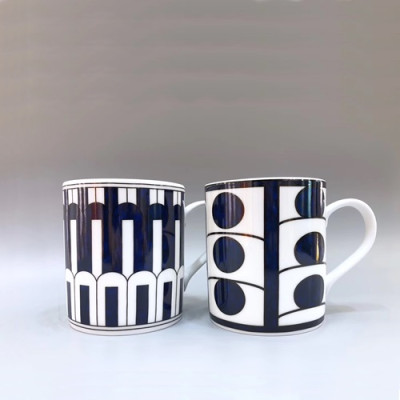 Hermes 2020 Ceramic Coffee Cup Set - 에르메스 2020 세라믹 커피잔 세트, SHYP0017,화이트블루