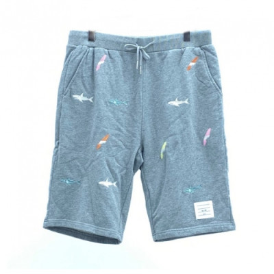 [톰브라운]Thom Browne 2020 Mens Casual Logo Training Short Pants - 톰브라운 남성 캐쥬얼 로고 트레이닝 반바지 Tho0708x.Size(m - 2xl).그레이