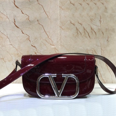 Valentino 2020 Leather Garavani Shoudler Cross Bag,26.5CM - 발렌티노 2020 가라바니 숄더 크로스백,0030-VTB0984,26.5CM,와인