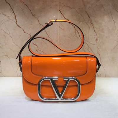 Valentino 2020 Leather Garavani Shoudler Cross Bag,26.5CM - 발렌티노 2020 가라바니 숄더 크로스백,0030-VTB0985,26.5CM,오렌지