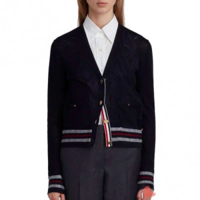 Thom Browne 2020 Womens Strap V-neck Cardigan - 톰브라운 2020 여성 스트랩 브이넥 가디건 Thom0712x.Size(s - l).블랙