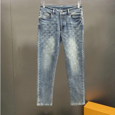 [구찌]Gucci 2025 Mens Casual Classic Denim Jeans - 구찌 2025 남성 캐쥬얼 클래식 청바지 Guc02681x.Size(29 - 38).블루