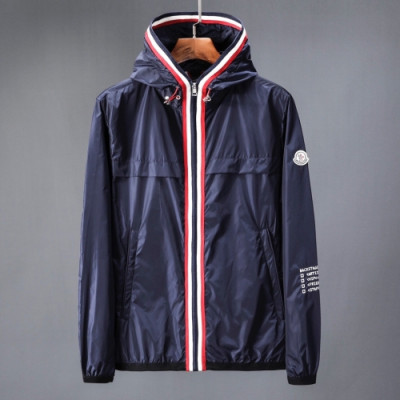 [몽클레어]Moncler 2020 Mens Logo Casual Jackets - 몽클레어 2020 남성 로고 캐쥬얼 자켓 Moc01599x.Size(m - 2xl).네이비