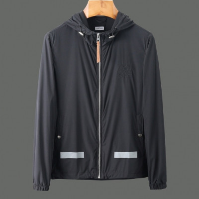 [로에베]Loewe 2020 Mens Logo Casual Windproof Jackets - 로에베 2020 남성 로고 캐쥬얼 방풍 자켓 Loe0230x.Size(m - 2xl).블랙