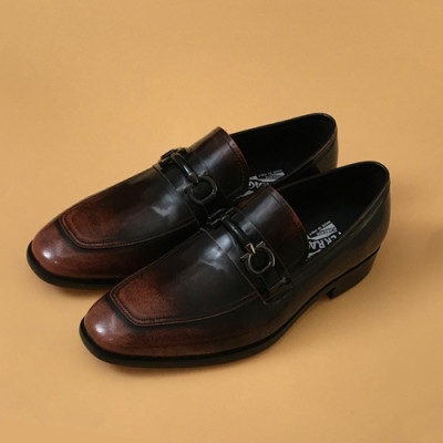 [업 신상]Ferragamo 2020 Mens Leather Shoes - 페라가모 2020 남성용 레더 슈즈 FGMS0385,Size(240 - 270).브라운