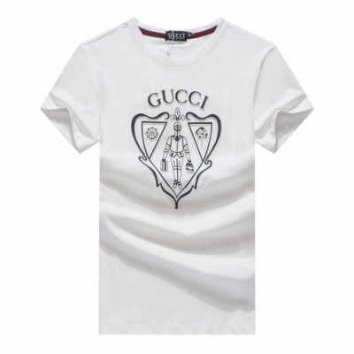 [매장판]Gucci 2020 Mens Logo Silket Short Sleeved Tshirts - 구찌 2020 남성 로고 실켓 반팔티 Guc02691x.Size(m - 2xl).화이트