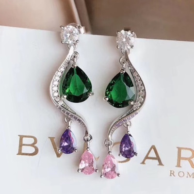 Bvlgari 2020 Ladies Earring  - 불가리 2020 여성용 이어링 ACC0008.(실버)