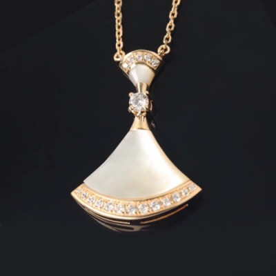 Bvlgari 2020 Ladies Necklace - 불가리 2020 여성용 목걸이 ACC0015.(화이트옐로우골드)