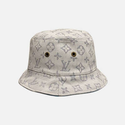 Louis Vuitton 2020 Reversible Mm / Wm Denim Cap - 루이비통 2020 리버시블 남여공용 데님 모자 LOUM0015, 화이트그레이