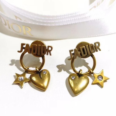 Dior 2020 Ladies Earring  - 디올 2020 여성용 이어링 ACC0125.(옐로우골드)