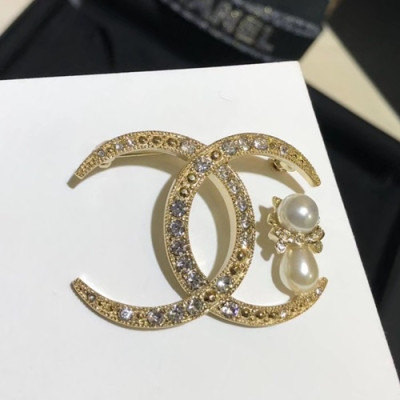 Chanel 2020 Ladies Brooch - 샤넬 2020 여성용 브로치 ACC0130.(옐로우골드)