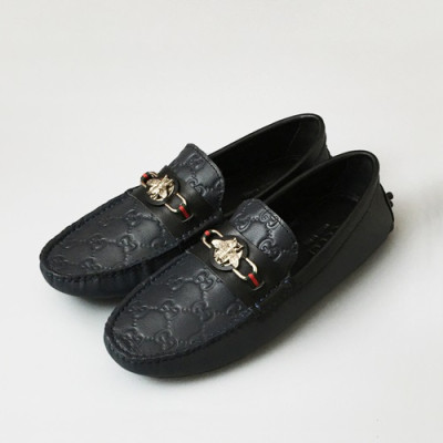 [업 신상]Gucci 2020 Mens Leather Loafer -  구찌 2020 남성용 레더 로퍼 GUCS1130,Size(240 - 270).네이비