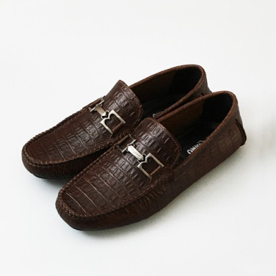 [업 신상]Ferragamo 2020 Mens Leather Loafer - 페라가모 2020 남성용 레더 로퍼  FGMS0406,Size(240 - 270).브라운