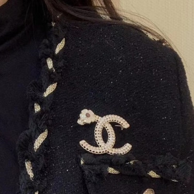 Chanel 2020 Ladies Brooch - 샤넬 2020 여성용 브로치 ACC0211.(옐로우골드)