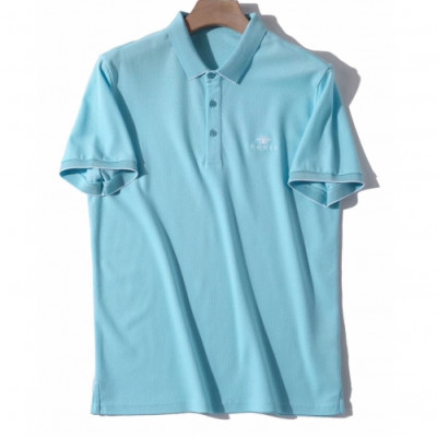 [디올]Dior 2020 Mens Business Silket Short Sleeved Polo Tshirts - 디올 2020 남성 비지니스 실켓 폴로 반팔티 Dio0629x.Size(m - 3xl).블루