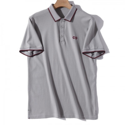 [매장판]Gucci 2020 Mens Logo Cotton Short Sleeved Polo Tshirts - 구찌 2020 남성 로고 코튼 폴로 반팔티 Guc02731x.Size(m - 3xl).그레이